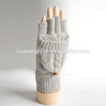 Erwachsene Mädchen 100% Acryl fingerless gestrickte Winter Handschuhe Hersteller